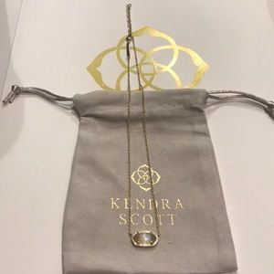 VINTAGE Iridescent Slate and Gold Elisa necklace